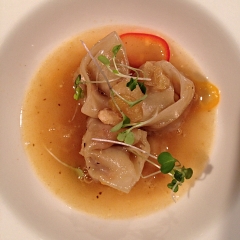 Shortrib and Kimchee Dumplings