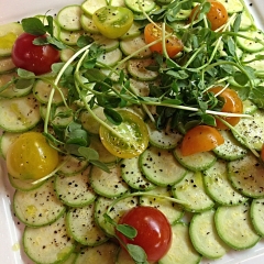 Baby Zucchini Carpaccio