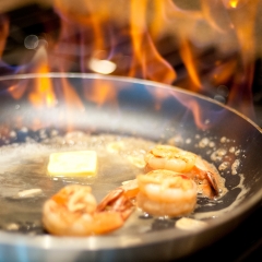 Wyoming Whiskey Prawns