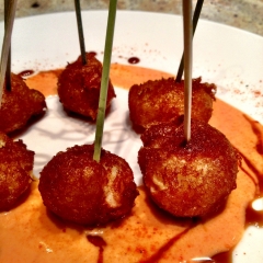 Rock Shrimp Corn Dogs