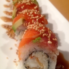 Crab and Salmon Maki