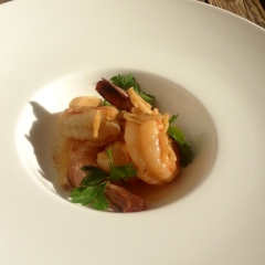 Wyoming Whiskey Garlic Prawns