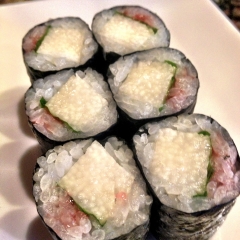 Mountain Yam with Ume Maki