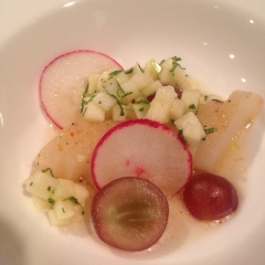 Daikon "Tataki" Apple and Radish